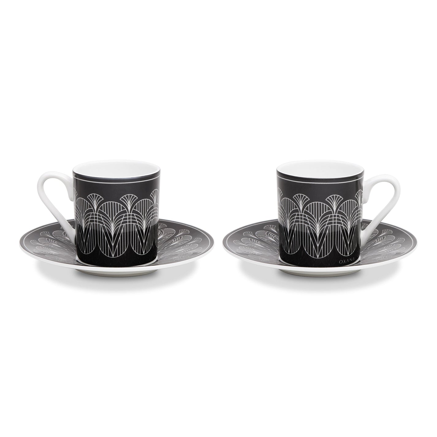 Noir Palm Espresso Set - OXANA