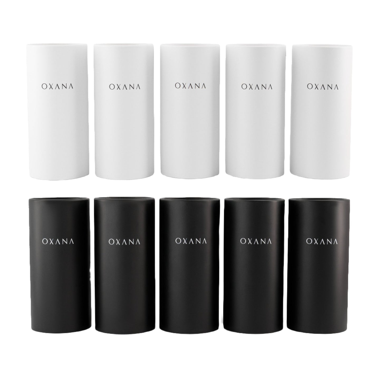 The Tall Tissue Set of White &amp; Black 5 Each - OXANA